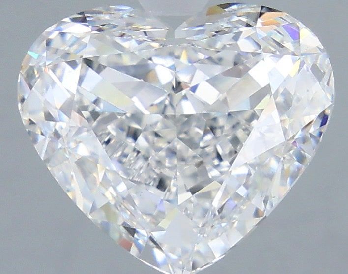 Diamant cultivé en laboratoire, taille cœur, 5,04 carats, VS1D