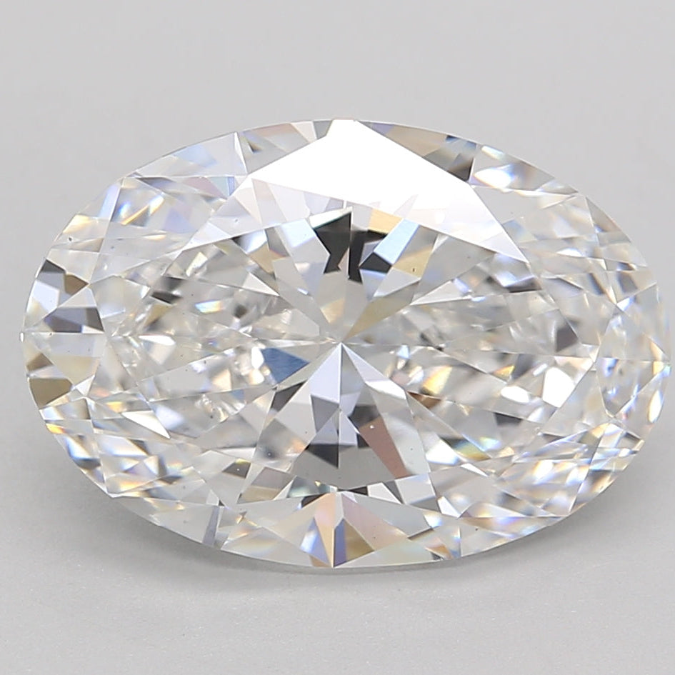 5.04 Carat Oval Cut Lab Grown Diamond VS1 E