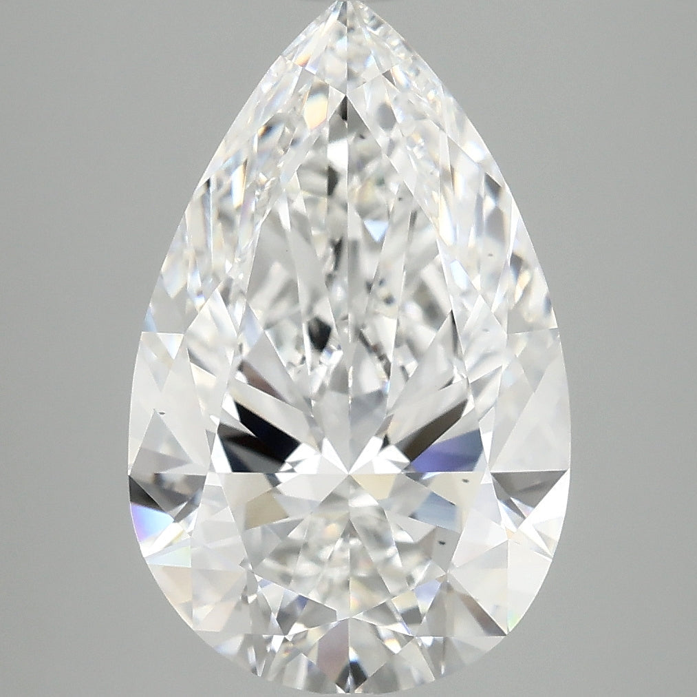 5.04 Carat Pear Cut Lab Grown Diamond VS1E