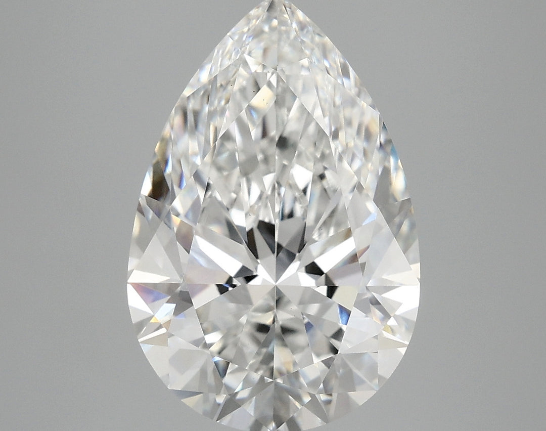 5.04 Carat Pear Cut Lab Grown Diamond VS1E
