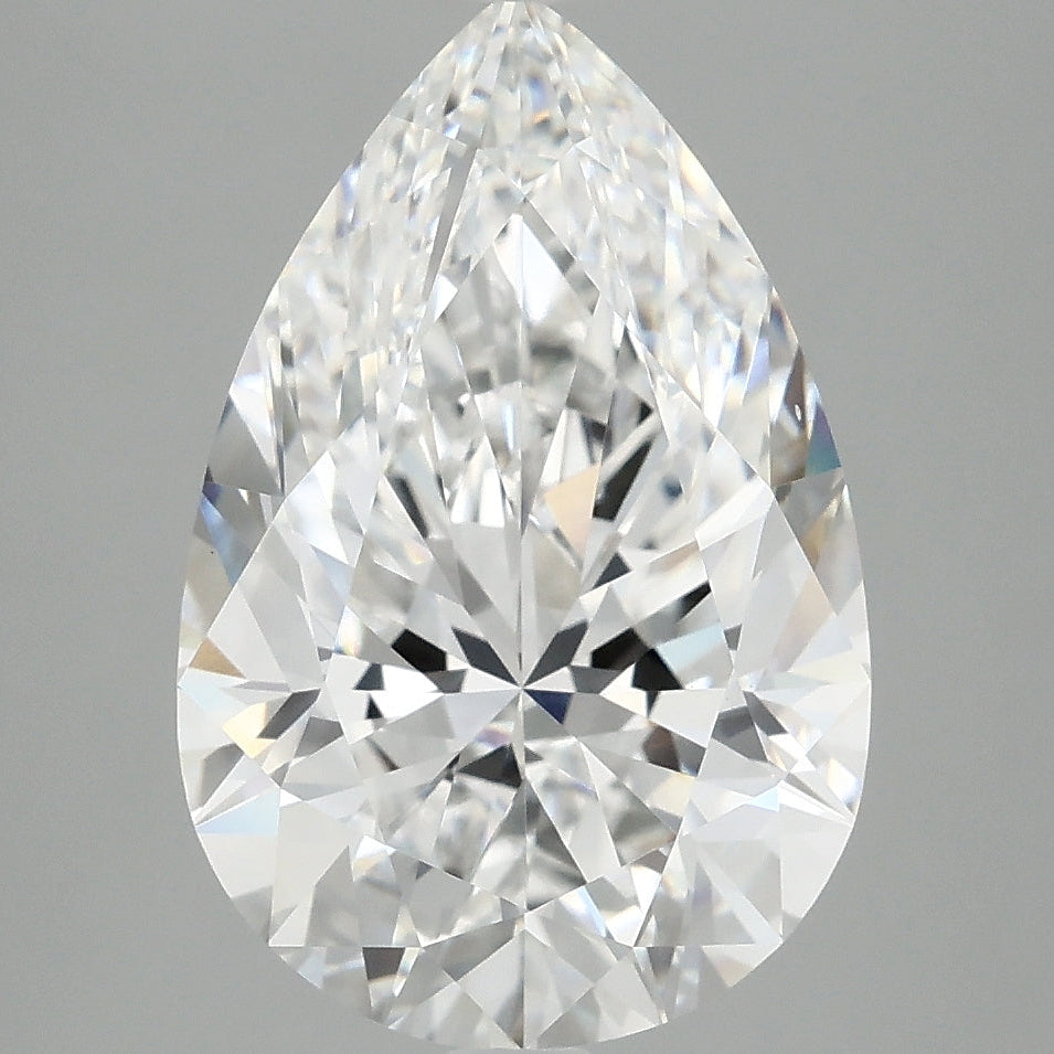 5.04 Carat Pear Cut Lab Grown Diamond VS1E