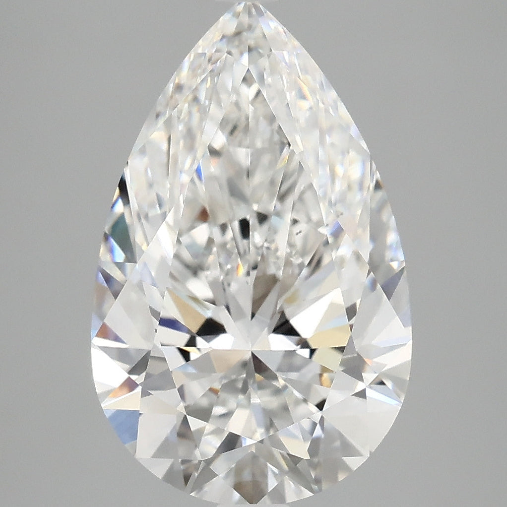 5.04 Carat Pear Cut Lab Grown Diamond VS1E