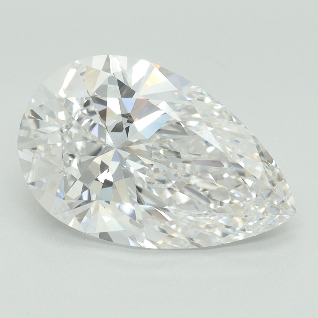 5.04 Carat Pear Cut Lab Grown Diamond VVS1D