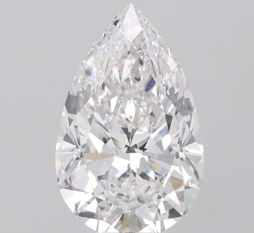 5.04 Carat Pear Cut Lab Grown Diamond VVS1D