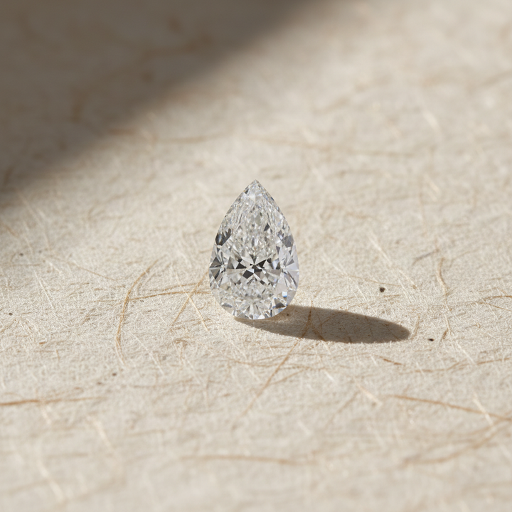 5.04 Carat Pear Cut Lab Grown Diamond VVS1 D Color IGI Certified
