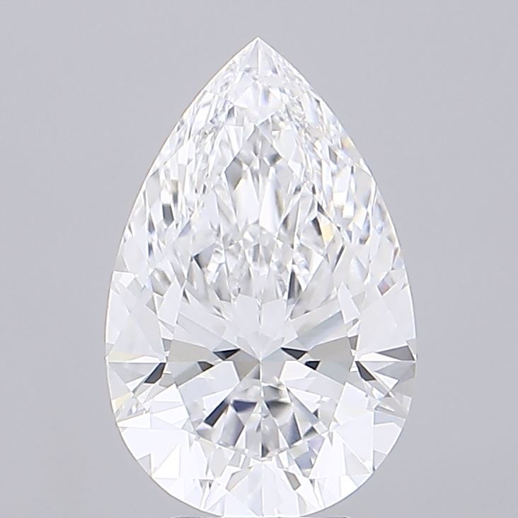 5.04 Carat Pear Cut Lab Grown Diamond VVS2D