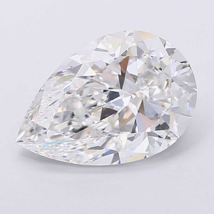 5.04 Carat Pear Cut Lab Grown Diamond VVS2D