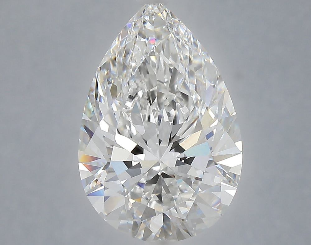 5.04 Carat Pear Cut Lab Grown Diamond VVS2E