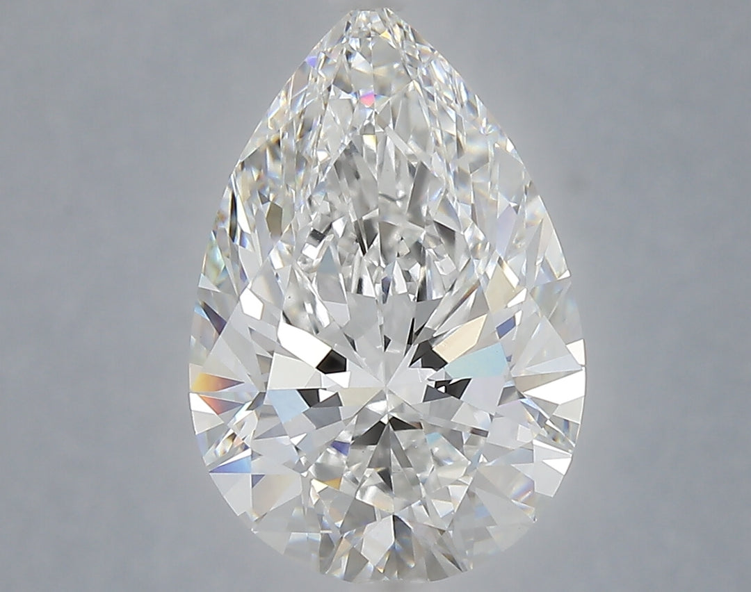 5.04 Carat Pear Cut Lab Grown Diamond VVS2E
