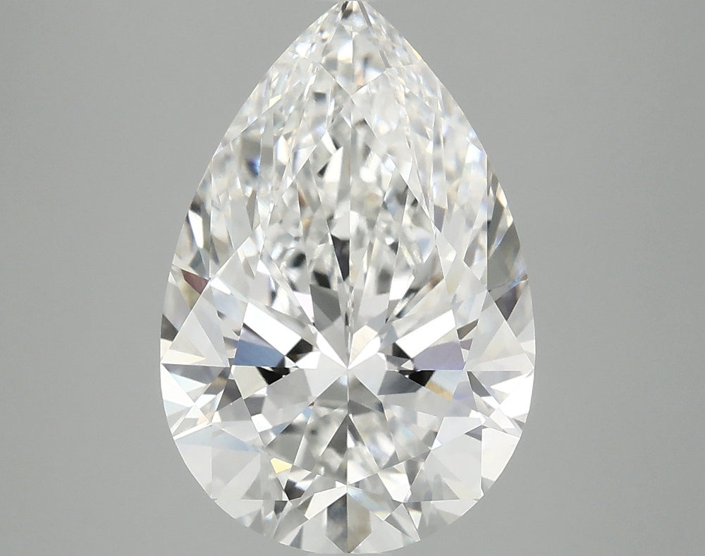 5.04 Carat Pear Cut Lab Grown Diamond VVS2E