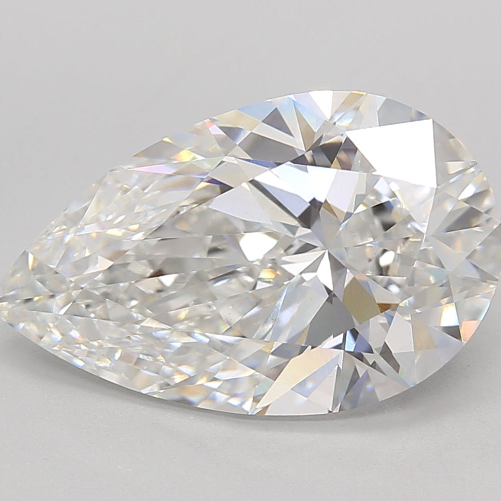 5.04 Carat Pear Lab Grown Diamond VVS2 E