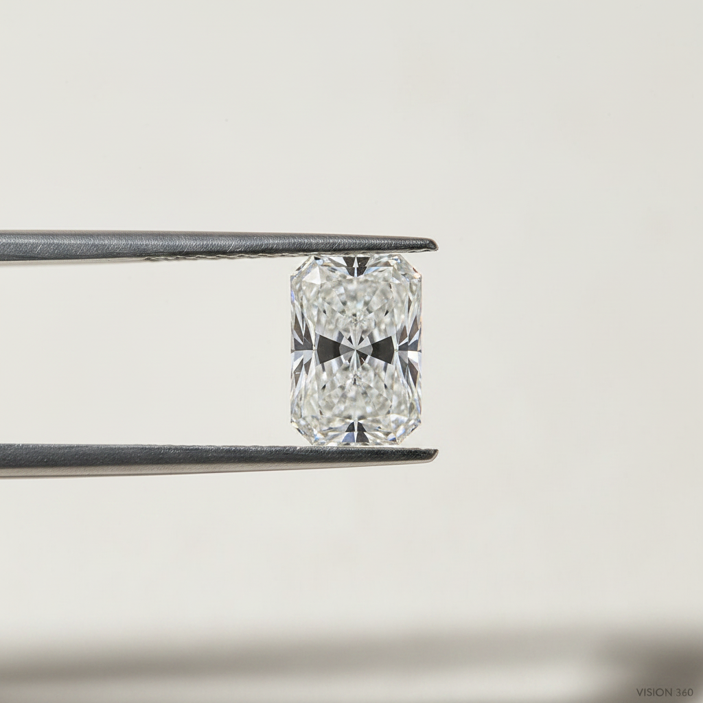 5,04 karaat stralend geslepen laboratoriumdiamant, VS1/F
