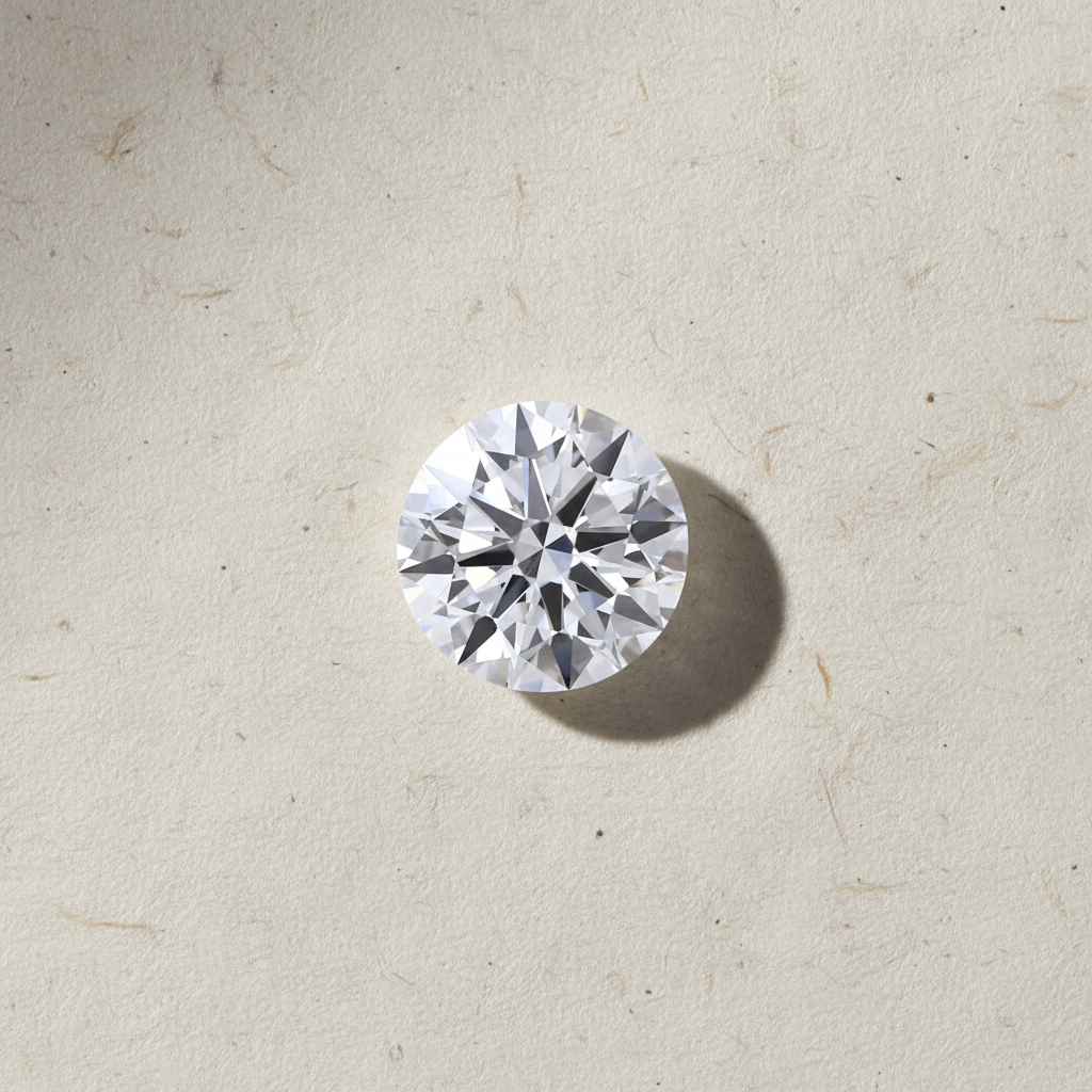 5.04 Carat Round Brilliant D VVS1 CVD Lab Grown Diamond Ideal Cut IGI Certified