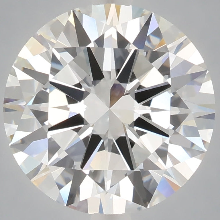 5.04 Carat Round Lab Grown Diamond VVS1 F