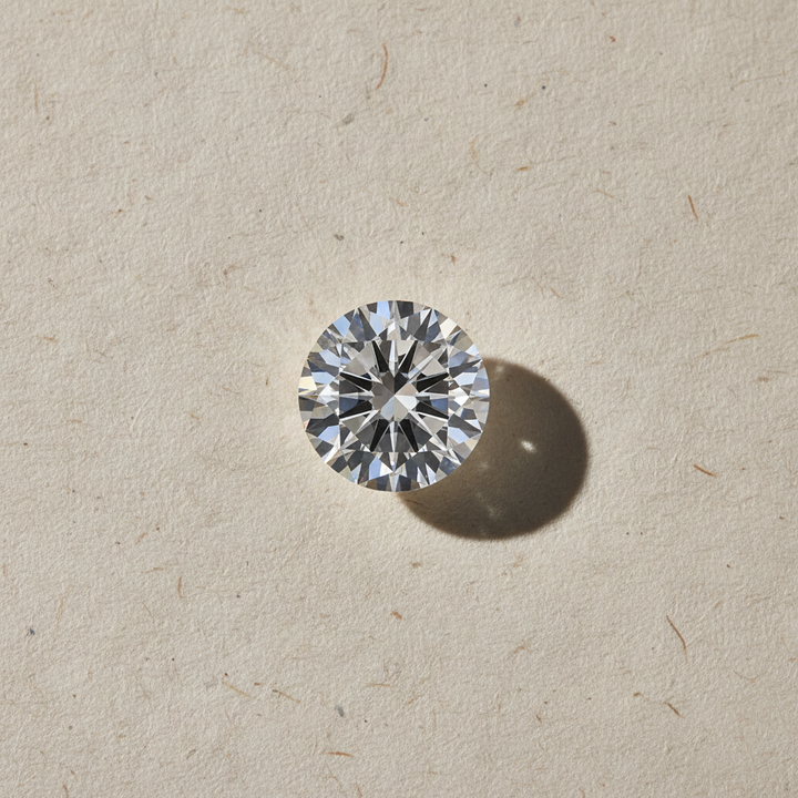 5.04 Carat Round Brilliant F VVS1 CVD Lab Grown Diamond Excellent Cut IGI Certified
