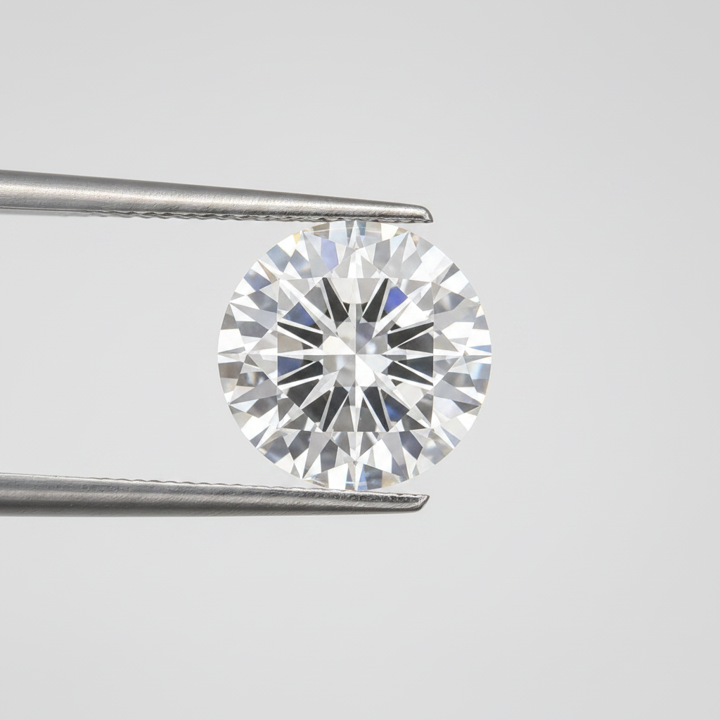 5.04 Ct F Color VVS1 Round Lab Grown Diamond Excellent Polish Symmetry IGI Certified