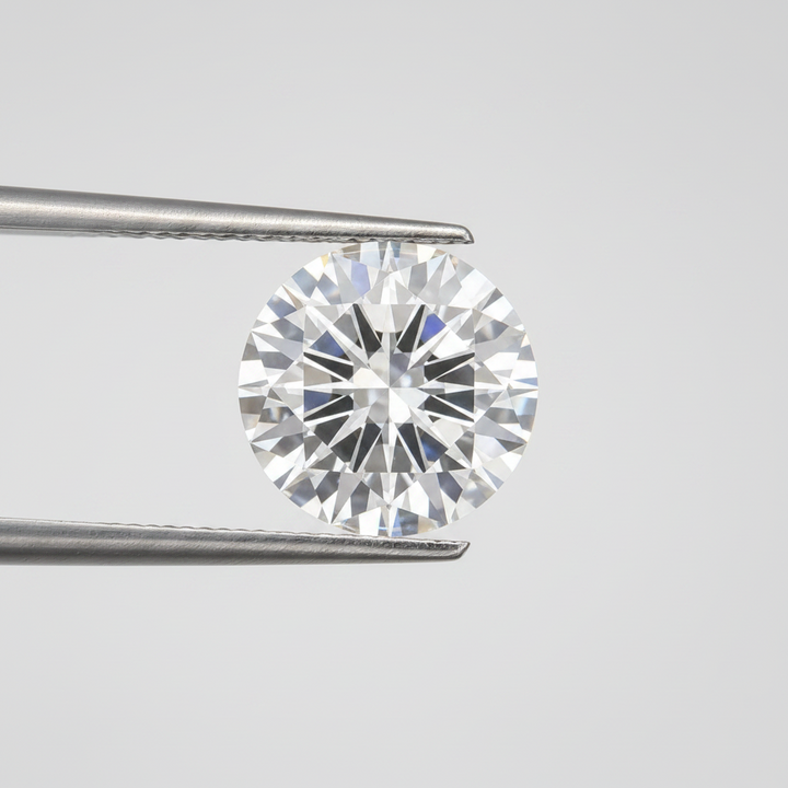 5.04 Ct F Color VVS1 Round Lab Grown Diamond Excellent Polish Symmetry IGI Certified
