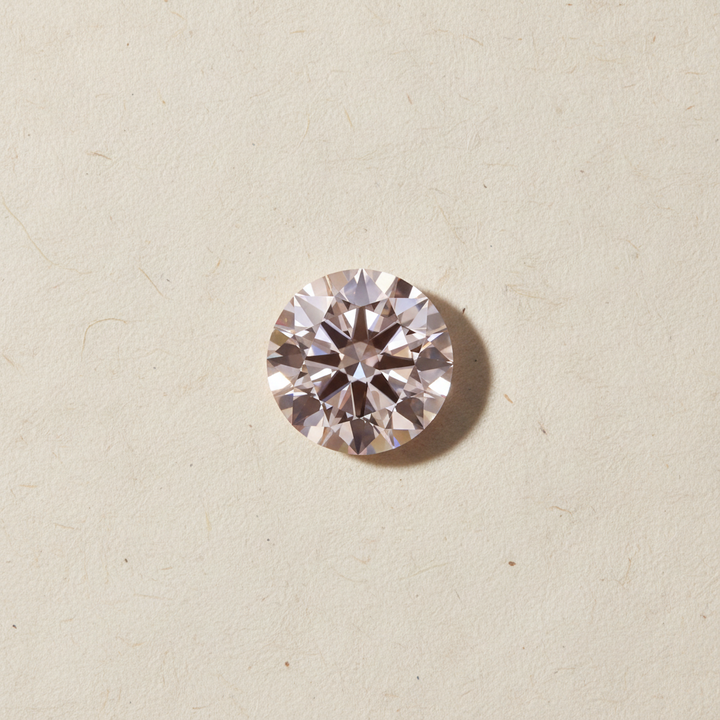 5.04 Carat Round Fancy Intense Pink VVS2 CVD Lab Grown Diamond Ideal Cut IGI Certified