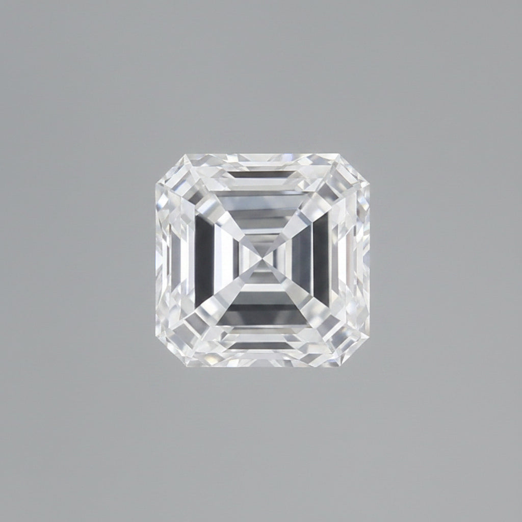 Diamant cultivé en laboratoire Asscher de 5,05 carats, VVS2/E