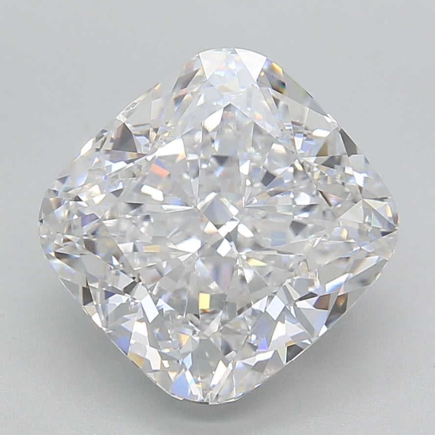 5.05 Carat Cushion Cut Lab Grown Diamond VVS2 E