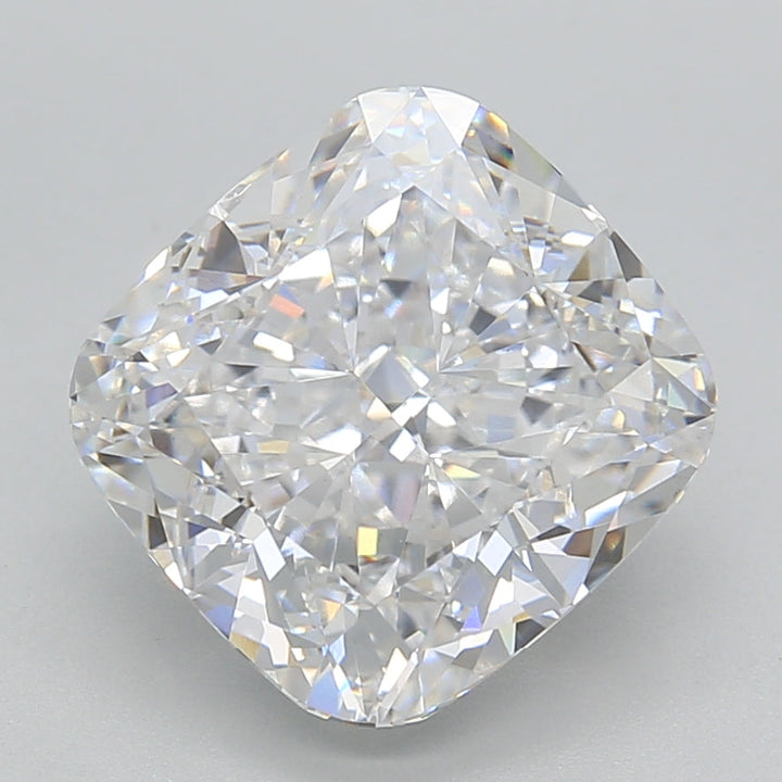 5.05 Carat Cushion Cut Lab Grown Diamond VVS2 E