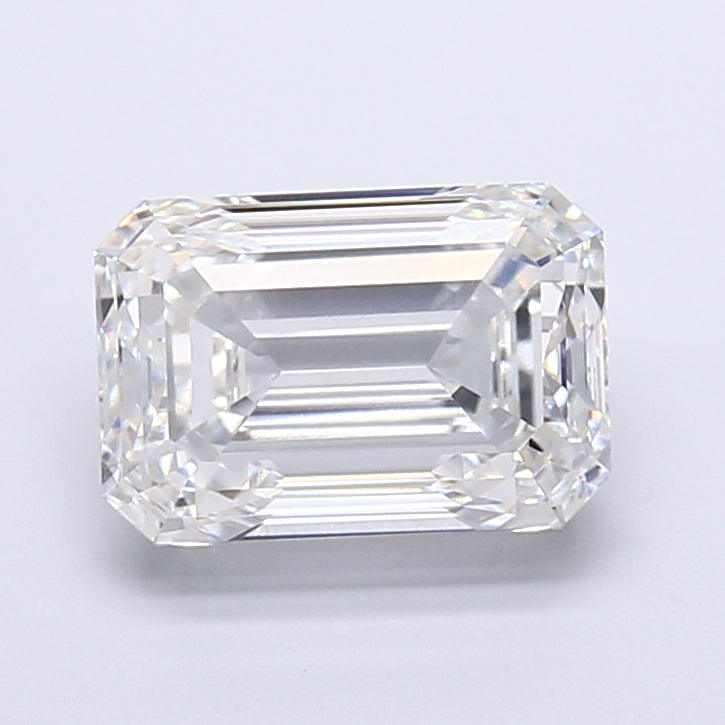 5.05 Carat Emerald Cut Lab Grown Diamond VVS1F Color