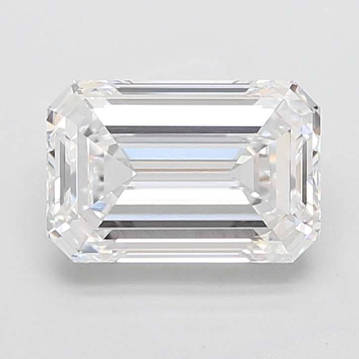 5.05 Carat Emerald Cut Lab Grown Diamond VVS2 D