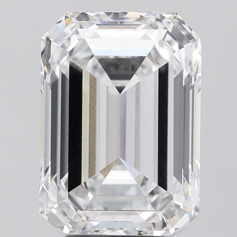 5.05 Carat Emerald Cut Lab Grown Diamond VVS2 E