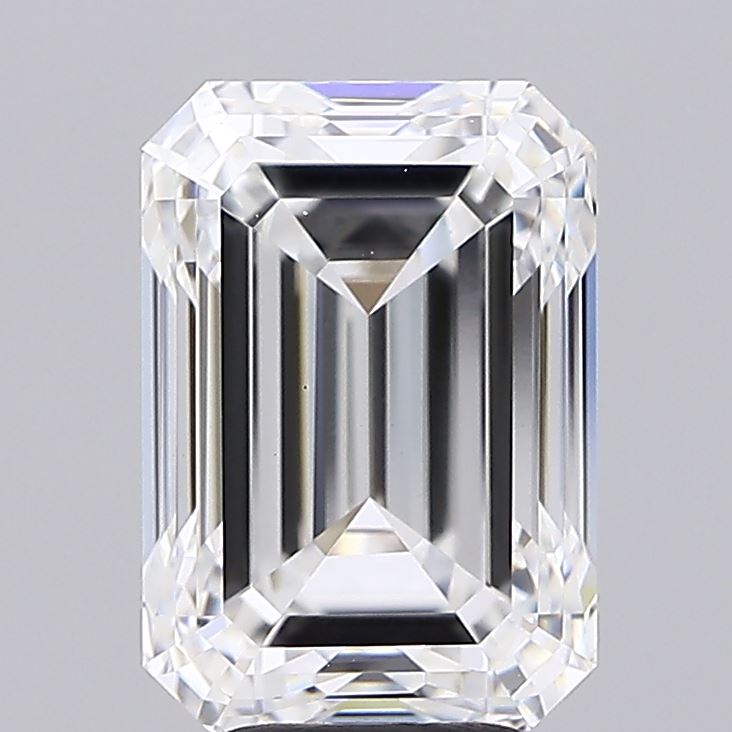 5.05 Carat Emerald Cut Lab Grown Diamond VVS2E
