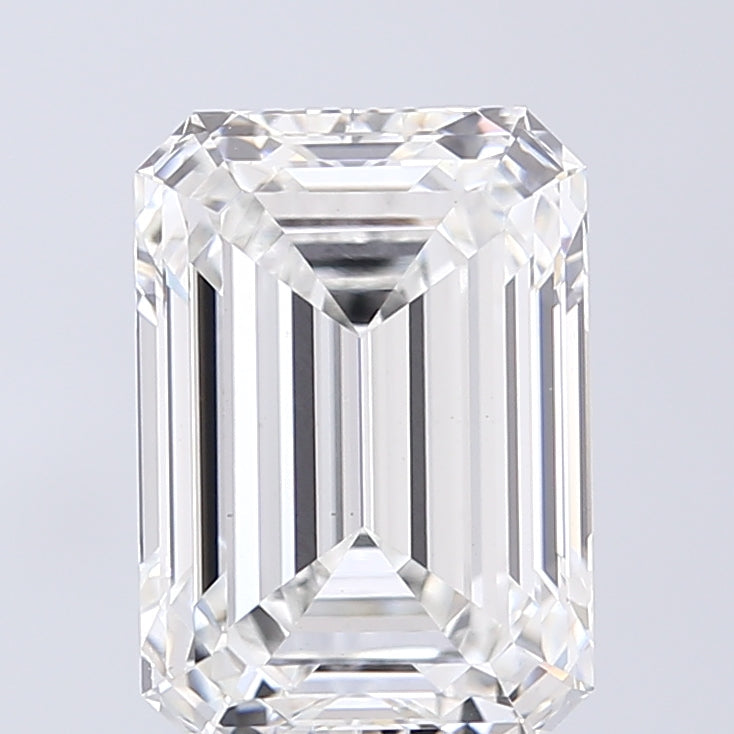 5.05 Carat Emerald Lab Grown Diamond VVS2 F