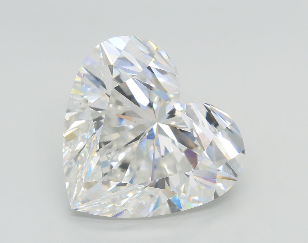 Diamant cultivé en laboratoire, taille cœur, 5,05 carats, VS1E