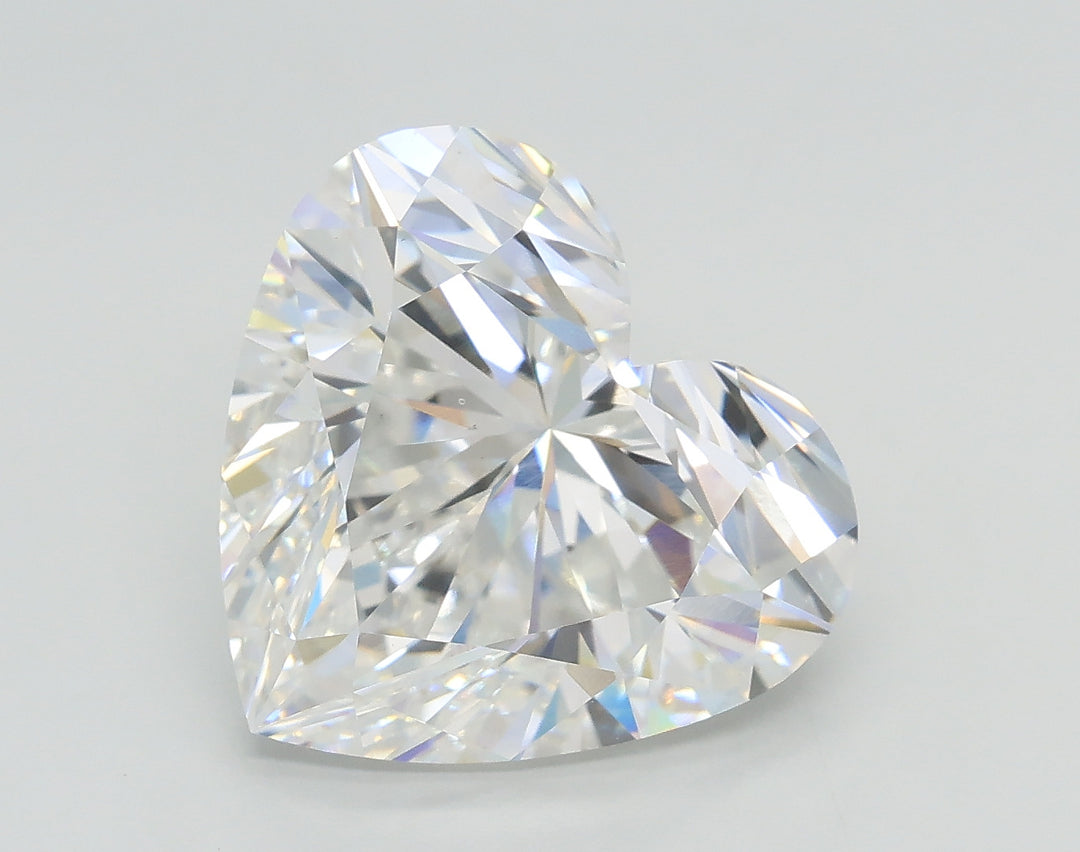 5.05 Carat Heart Cut Lab Grown Diamond VS1E