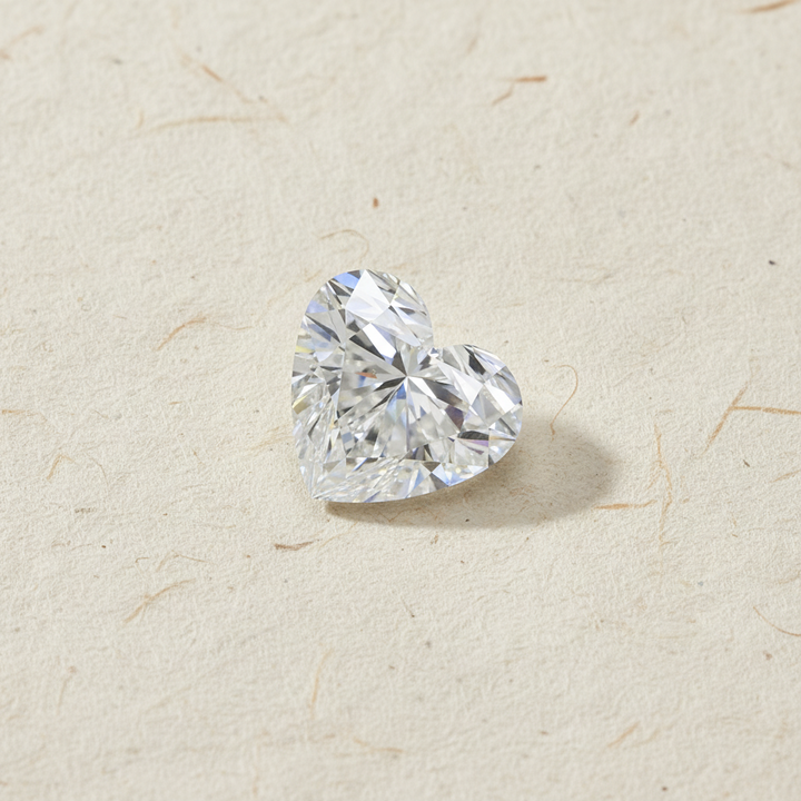 5.05 Carat Heart Cut Lab Grown Diamond VS1 E Color IGI Certified
