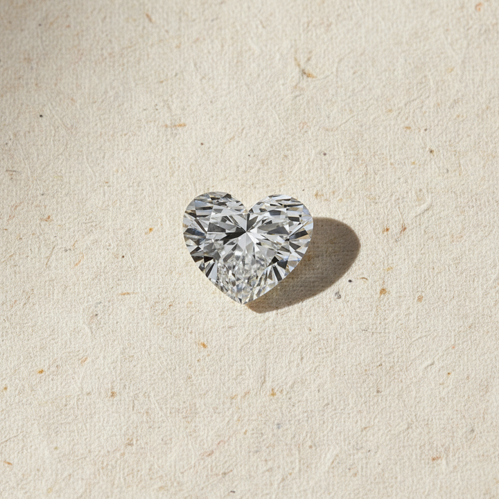 5.05 Carat Heart Cut Lab Grown Diamond VVS2 D Color IGI Certified
