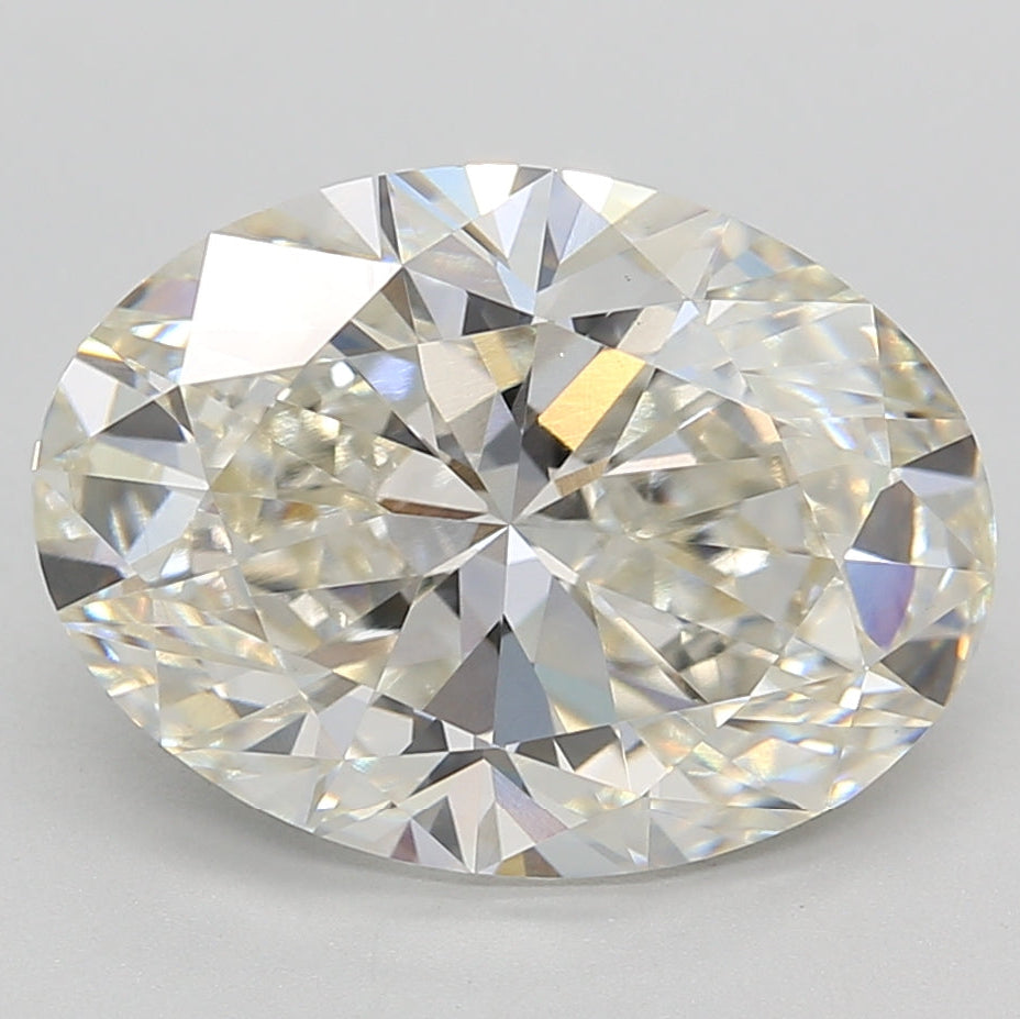5.05 Carat Oval Cut Lab Grown Diamond VS1 H