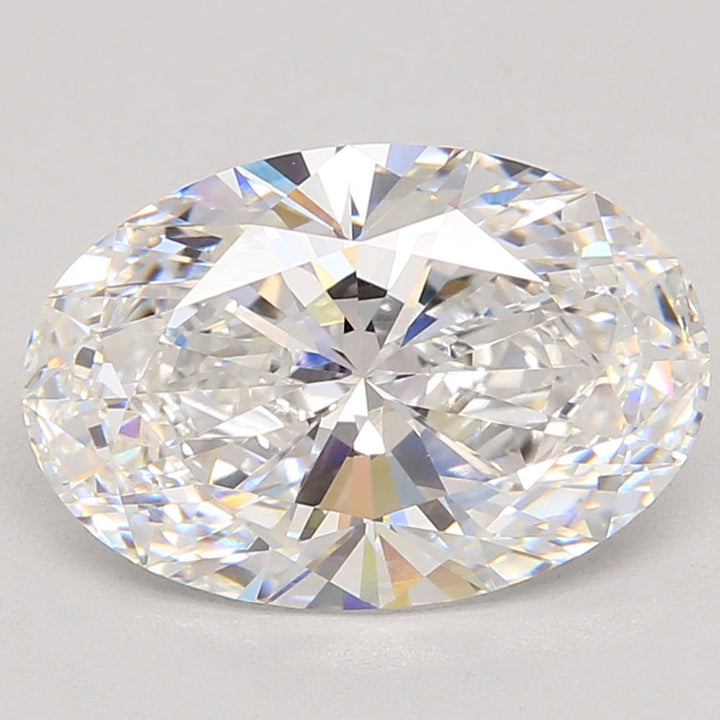 5,05 karaat ovaal geslepen laboratoriumdiamant VVS1 D