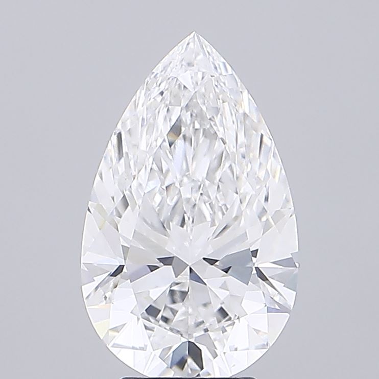 5.05 Carat Pear Cut Lab Grown Diamond VVS2D