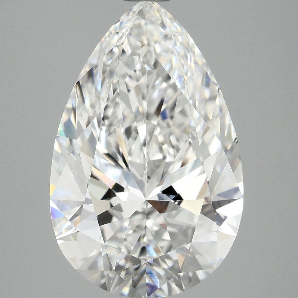5.05 Carat Pear Cut Lab Grown Diamond VVS2E