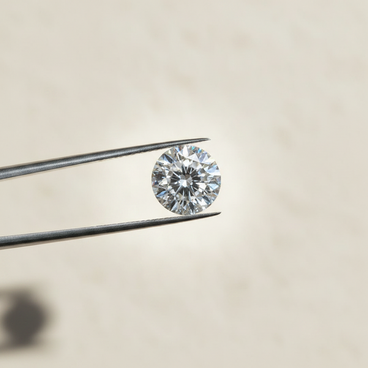 Diamante cultivado em laboratório com lapidação portuguesa de 5,05 quilates, VVS2/E