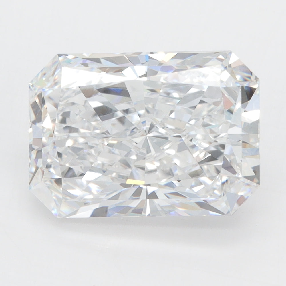 Diamant cultivé en laboratoire de 5,05 carats, taille radiante VVS1 F