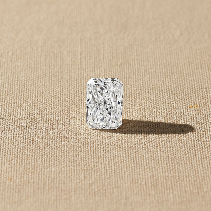 5.05 Carat Radiant Lab Grown Diamond, VVS1/E