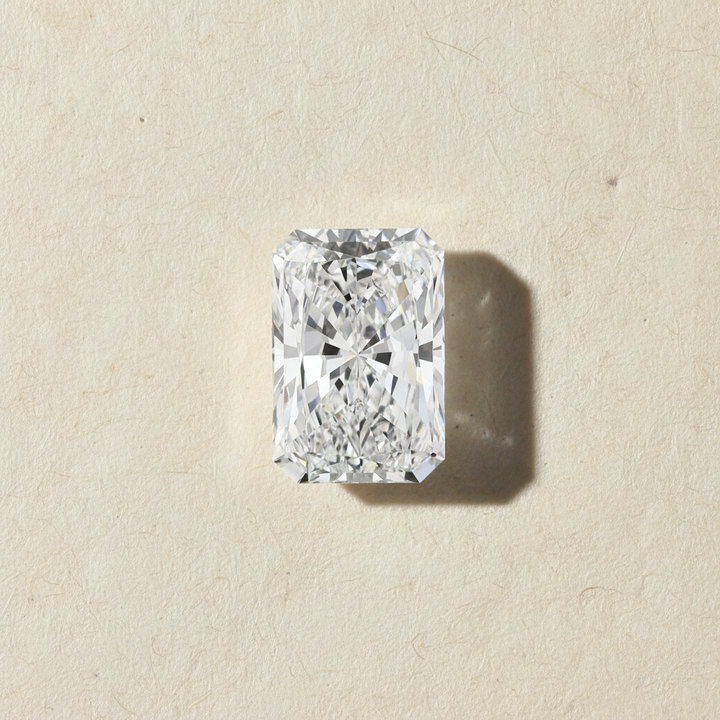 5.05 Carat Radiant Lab Grown Diamond, VVS2/E