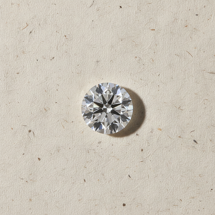5.05 Carat Round D VVS2 Lab Grown Diamond Ideal Cut IGI Certified