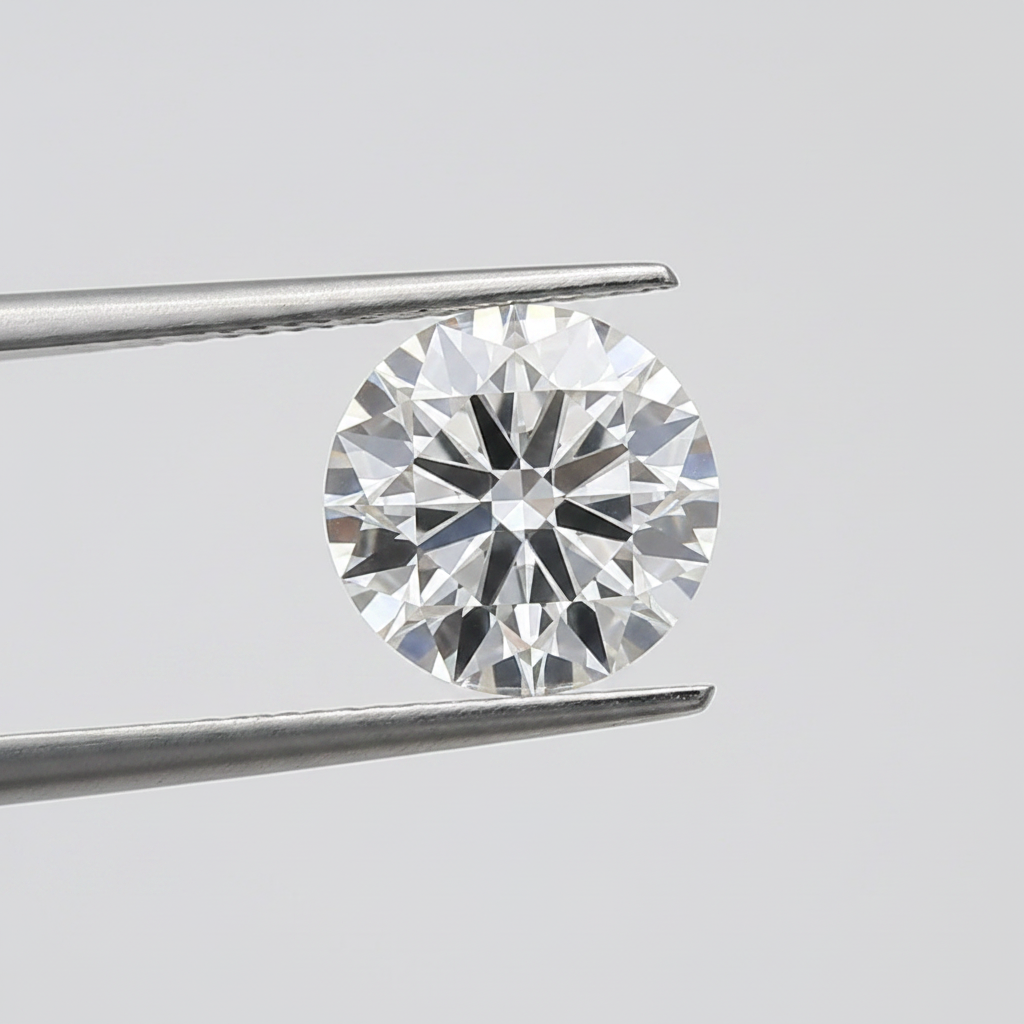 IGI Certified 5.05 Ct D Color VVS2 Round CVD Diamond with 10.97mm Diameter