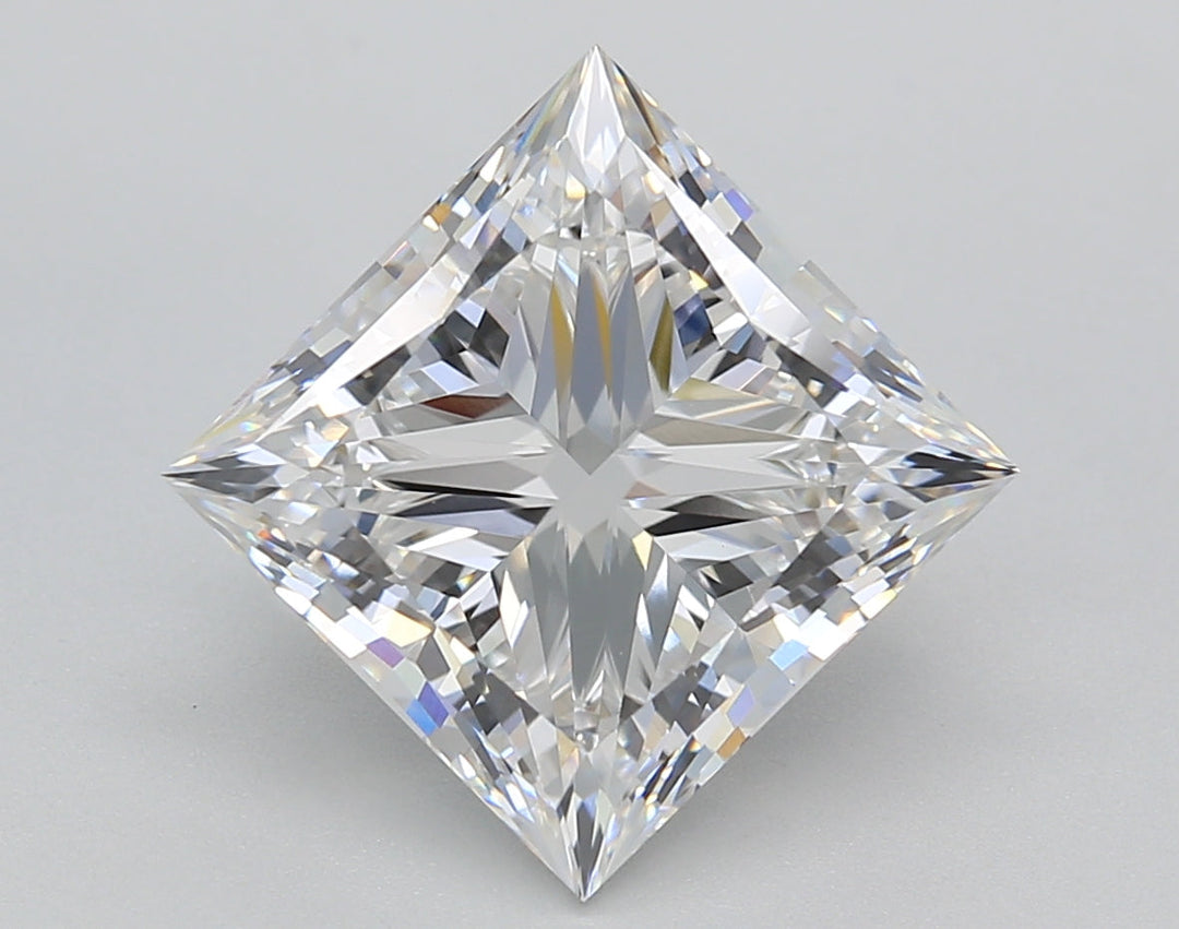 5.06 Carat Princess Cut Lab-Grown Diamond, IGI Certified, D Color, VS1 Clarity