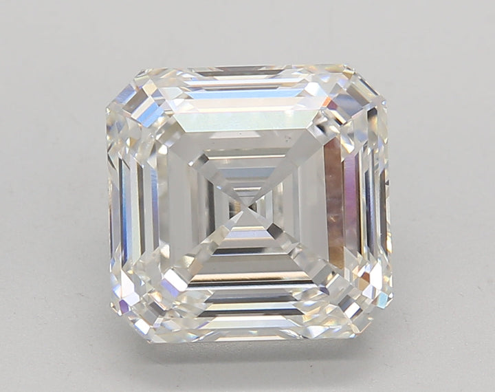 5.06 Carat Square Emerald Cut Lab-Grown Diamond, IGI Certified, G Color, VVS2 Clarity