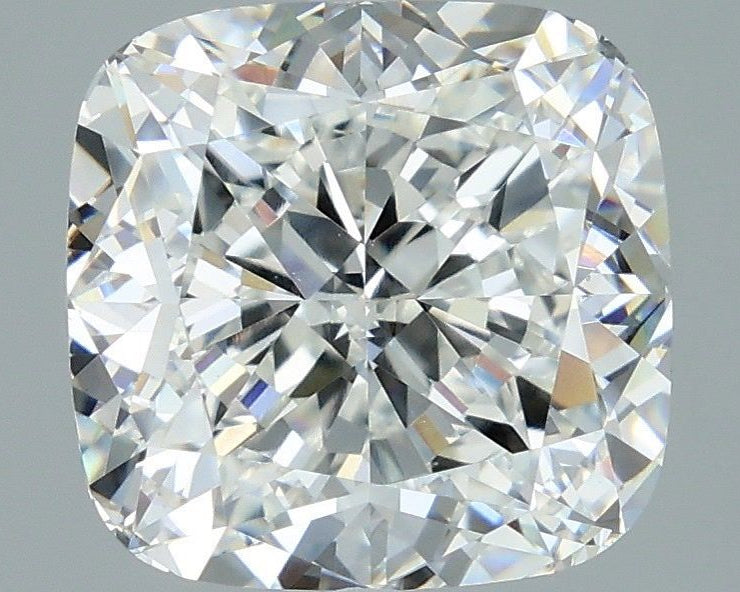 5.06 Carat Cushion Lab Grown Diamond VVS2 F