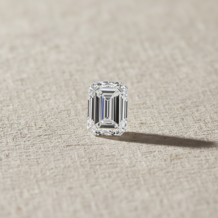 5.06 Carat Emerald Lab Grown Diamond, VVS2/E