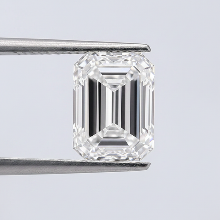 5.06 Carat Emerald Lab Grown Diamond, VVS2/E