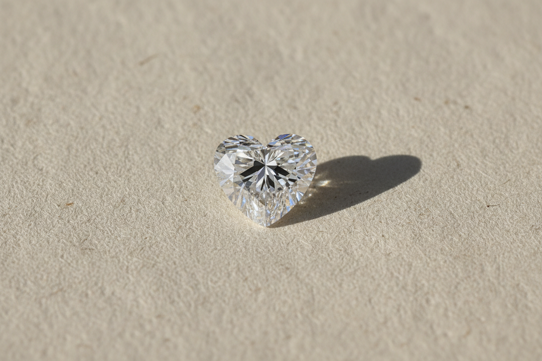 5.06 Carat Heart Cut Lab Grown Diamond VS1 E Color IGI Certified
